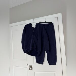 GAP Kids/small women's Dark Blue Sweatpants & Hoodie Set